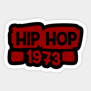 Hip hop | 1973 Sticker